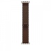 Apple kellarihm Watch 49mm Dark Umber Trail Loop - S/M - Natural Titanium Finish