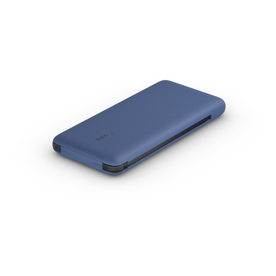 Belkin akupank Powerbank 18W 10.000mAh USB-C+Light.Kab.blau BPB006BTBLU
