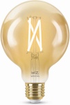 WiZ lambipirn Smart Bulb Globe, E27, Amber Tinted Glass, Tunable White, Wi-Fi, 2000-5000 K, 640 lm, 9 cm, 1tk