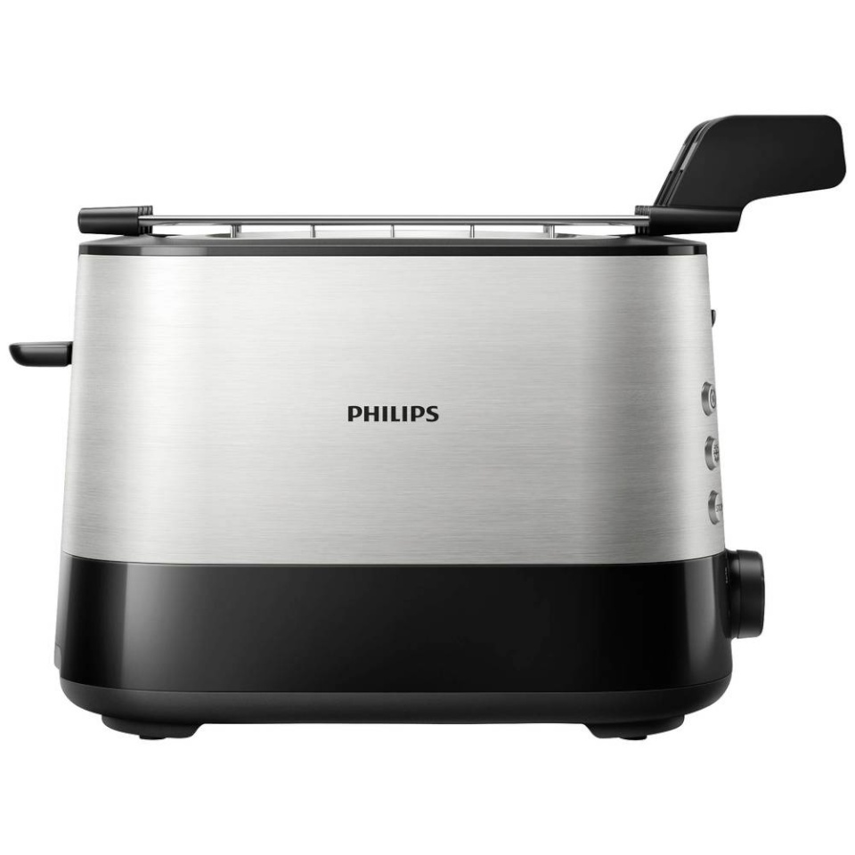 Philips röster HD2639/90 Viva Collection Toaster, hõbedane/must