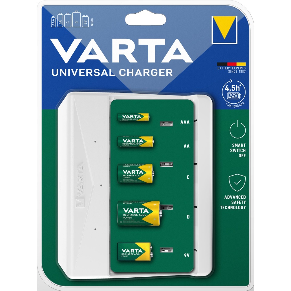 Varta laadija universal Charger 57658 101 401