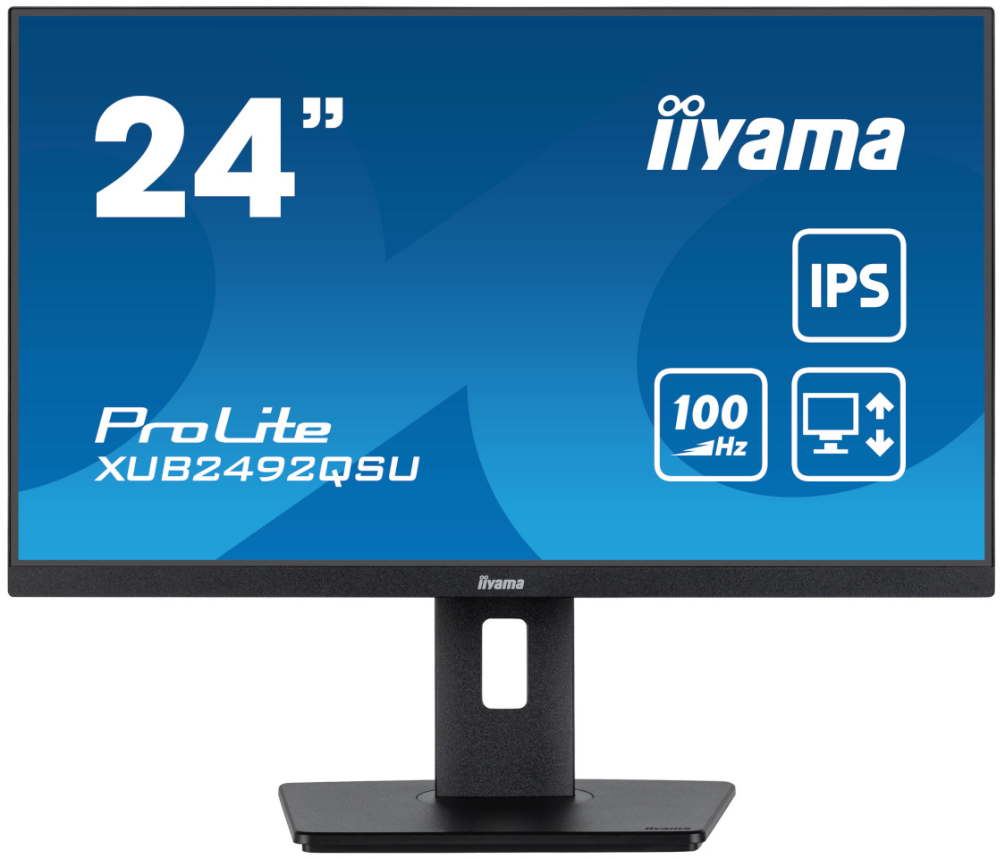 iiyama monitor 60,5cm (23.8") XUB2492QSU-B1 16:9 HDMI+DP+USB Lift Retail