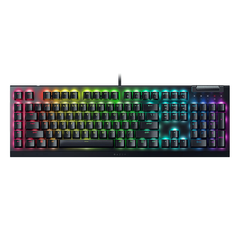 Razer klaviatuur BlackWidow V4 X Mechanical Gaming Keyboard, kollane Switch, US Layout, Wired, must