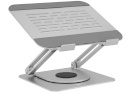 Raidsonic Laptop stands IB-NH300-R | Ergonomic positioning, Rotatable design | 17 " | hõbedane
