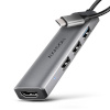 AXAGON HMC-H3A USB 5Gbps hub, 3x USB-A, HDMI 4k/30Hz, 15cm USB-C cable | AXAGON