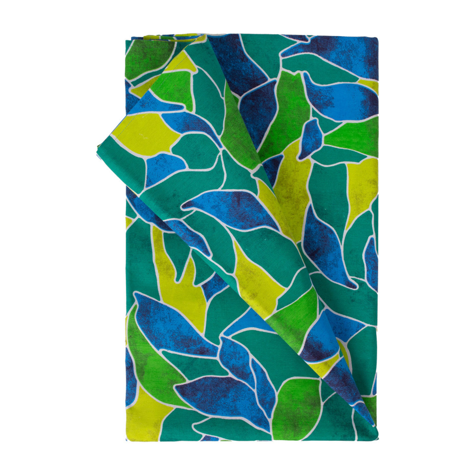 H4Y laudlina Loneta New, 136x220cm, rohelised lehed