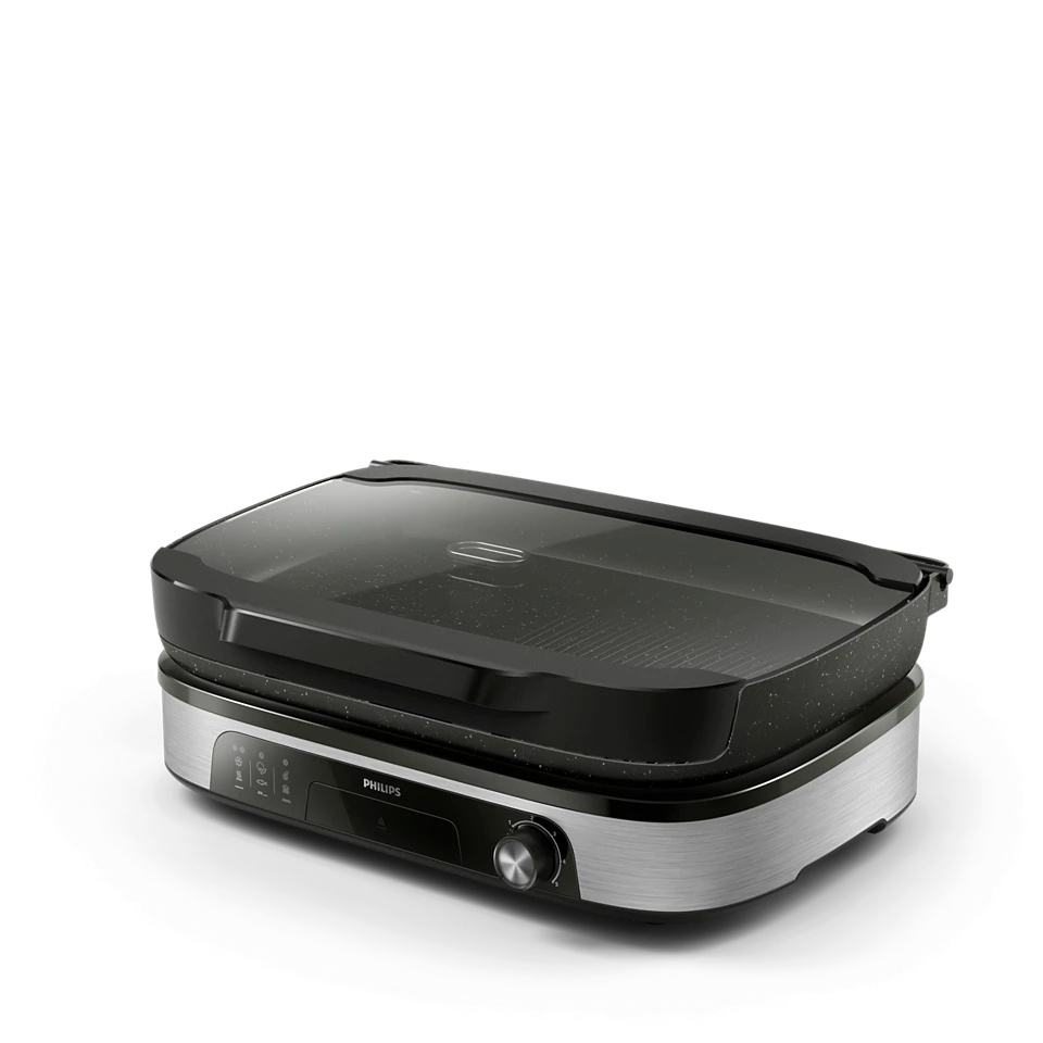 Philips lauagrill HD6212/90 Table Grill, 2400W, must