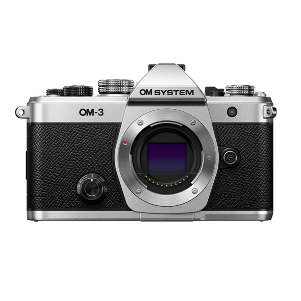 OM System OM-3 kere hõbedane