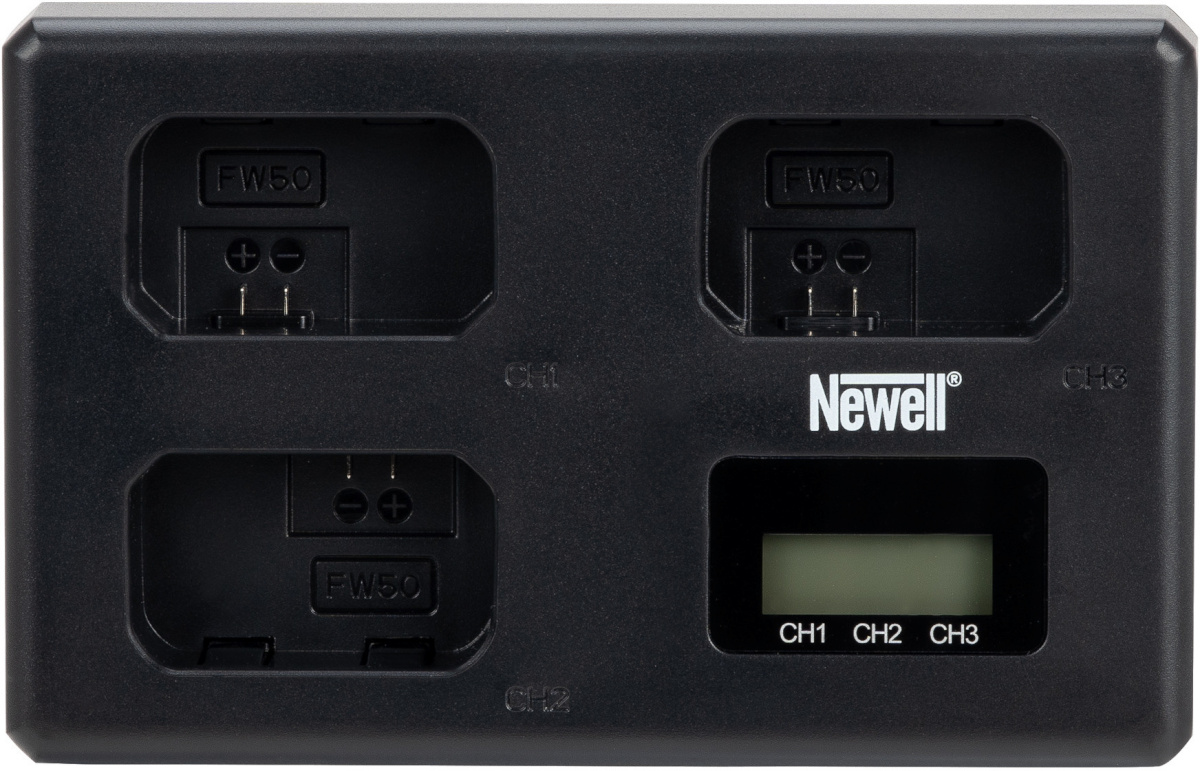 Newell akulaadija TT-USB-C 3x Sony NP-FW50