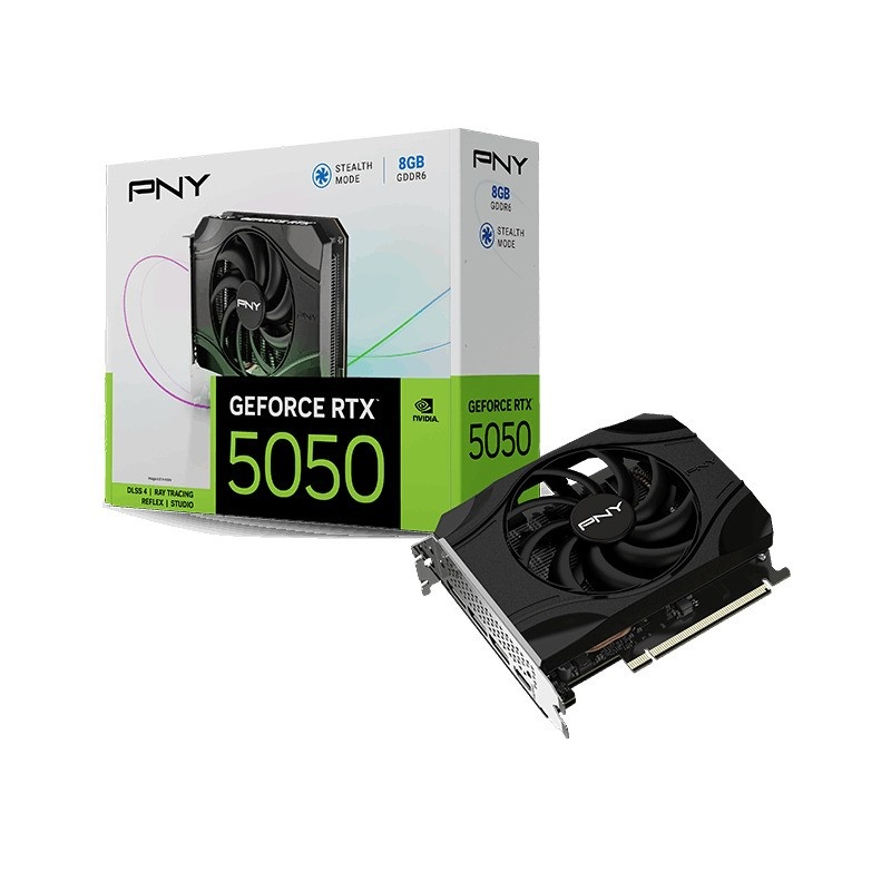 PNY videokaart PNY RTX5050 Single Fan 8GB GDDR6 HDMI 3x DP