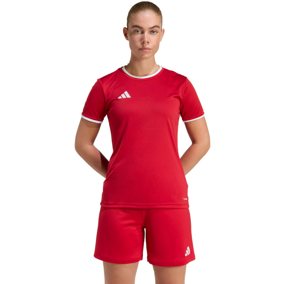 Adidas Teamwear T-särk naistele Entrada 26 Jersey punane JZ2490 suurus M