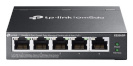 TP-Link switch Omada ES205G Managed Gigabit Ethernet (10/100/1000) Power over Ethernet (PoE) must