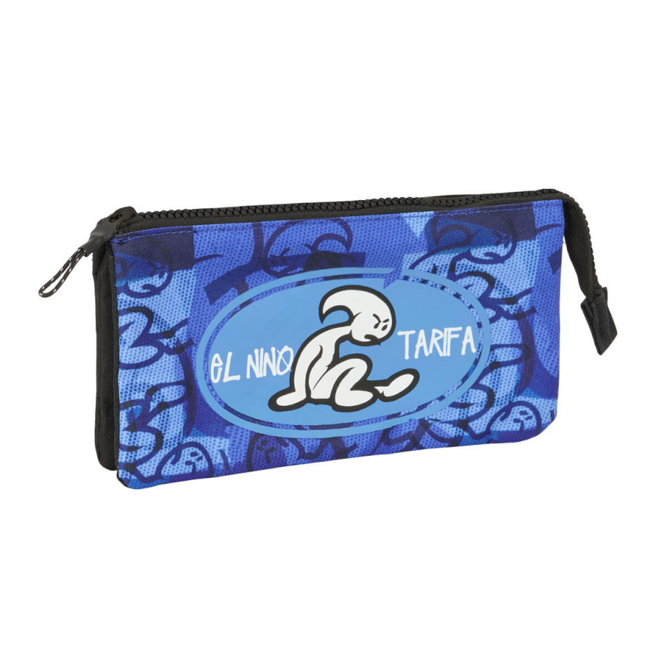 El Niño kolme sahtliga pinal Roller sinine must 22x12x3cm