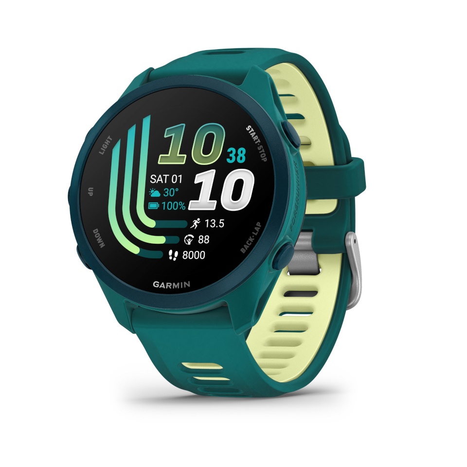 Garmini pulsikell Forerunner 170 Music GPS-jooksu nutikell, hõbedane