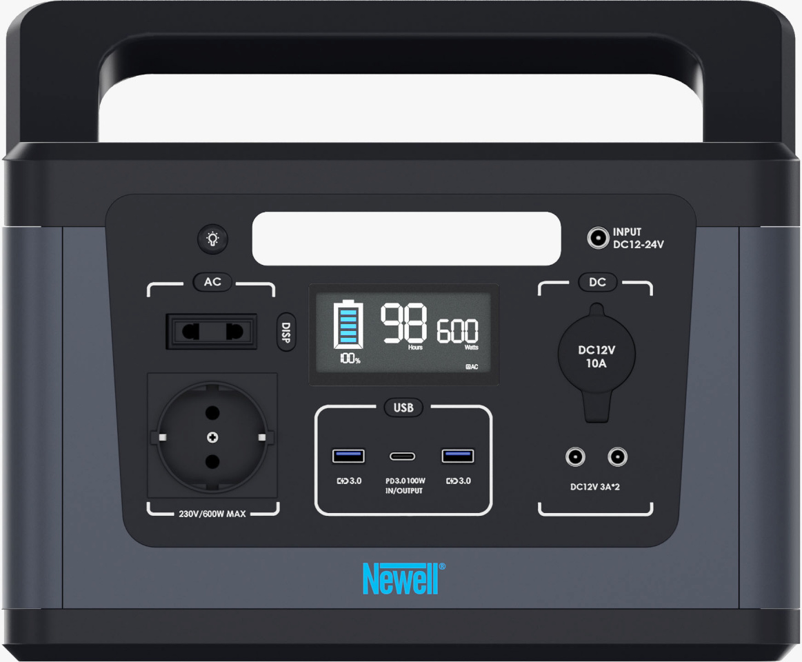 Newell akupank-laadimisjaam Argus 600 461Wh