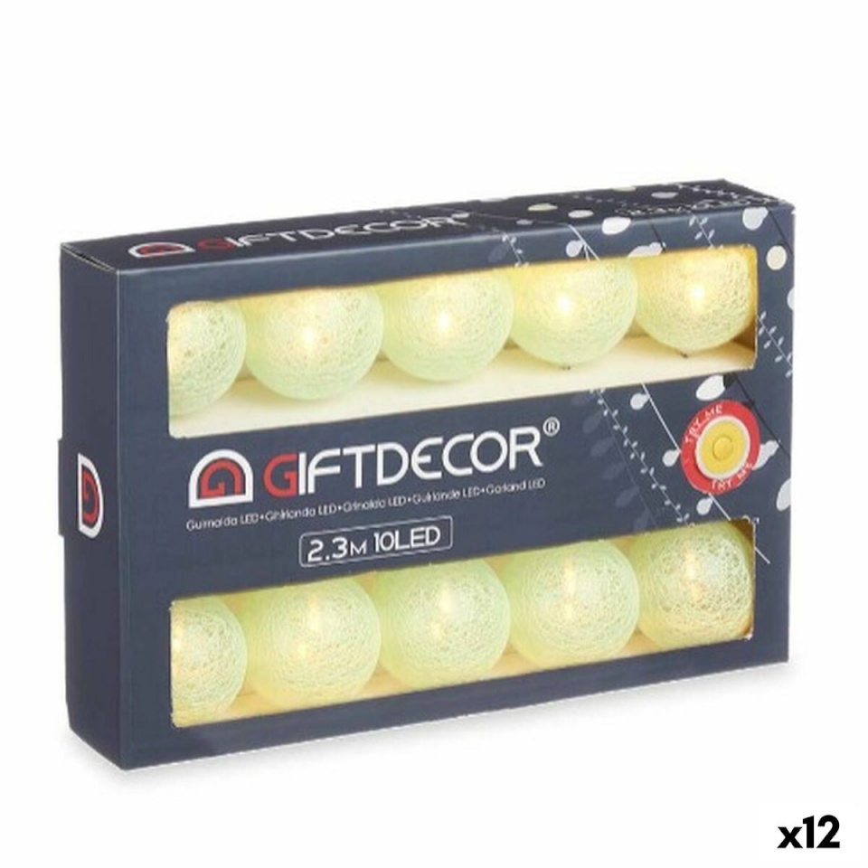 Gift Decor LED-tulede Pärg Kula roheline 2,3 m (12tk)