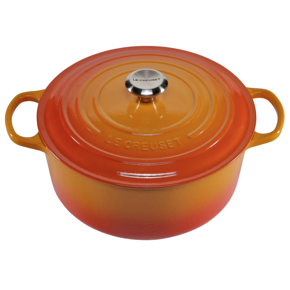 Le Creuset ahjunõu Signature Roaster Round, 28cm, oranž