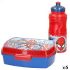 Spider-Man Lõunasöögikarp koos tarvikutega Plastmass 380ml 17x5,5x13,5cm (6tk)