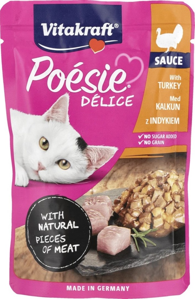 Vitakraft kassitoit Poesie Delice Turkey, 85g