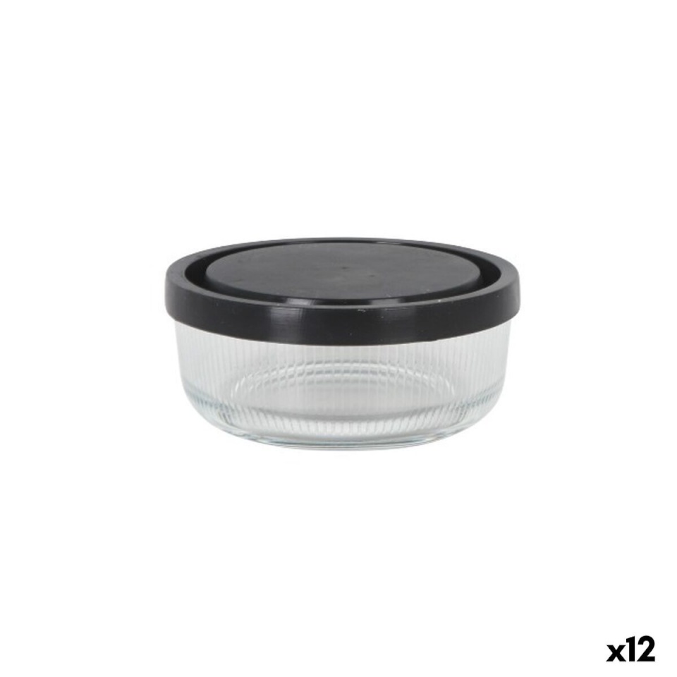 Borgonovo toidukarp Igloo lines must läbipaistev Klaas 320ml (12tk)