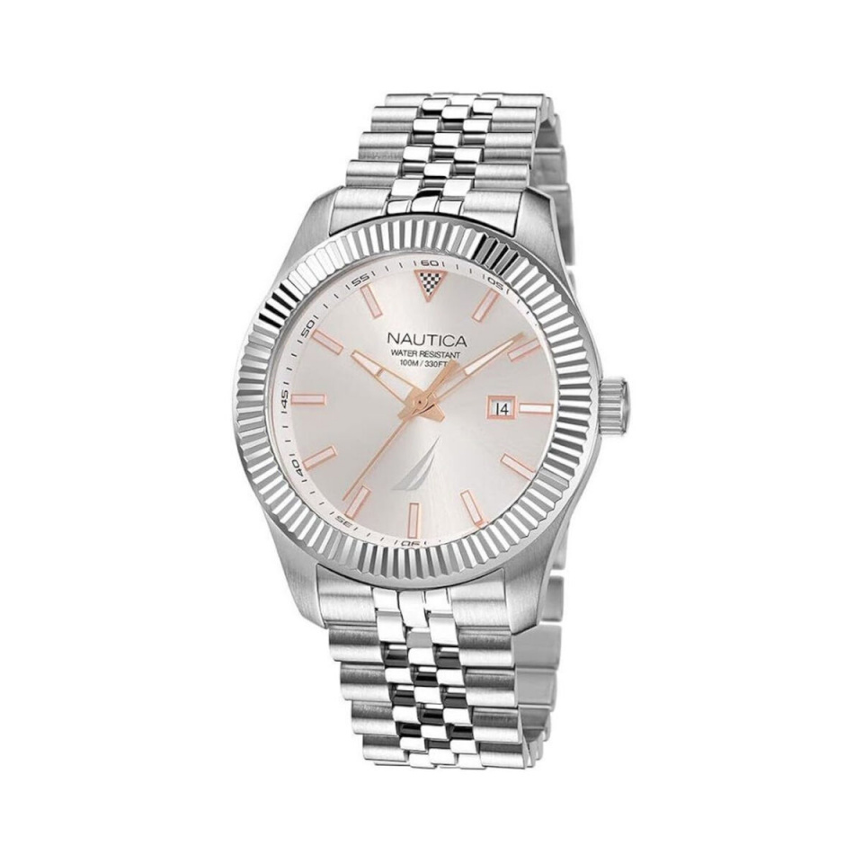 Nautica meeste kell Hõbedane (Ø 43mm)