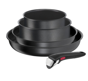 Tefal pottide ja pannide komplekt Ingenio Daily Chef, 5-osaline, must