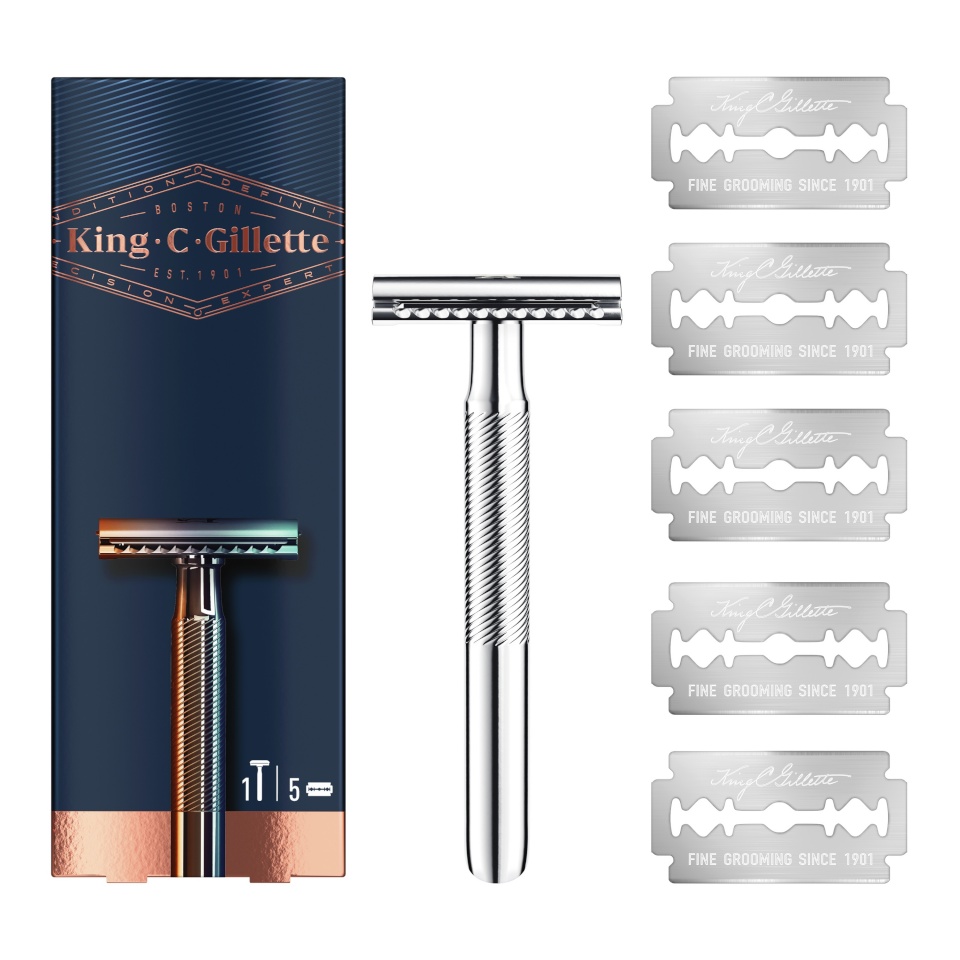 Gillette raseerija King C. Double Edge Safety Razor 1tk, meestele