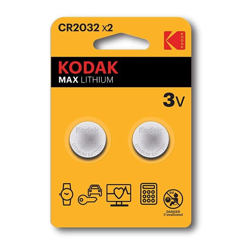 Kodak patarei CR2032 Single-use battery Lithium