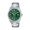Casio meeste kell MTP-1302PD-3AVEF roheline Hõbedane (Ø 38,5 mm)