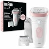 Braun epilaator Silk-épil 7 7-030 Epilator, valge/roosa