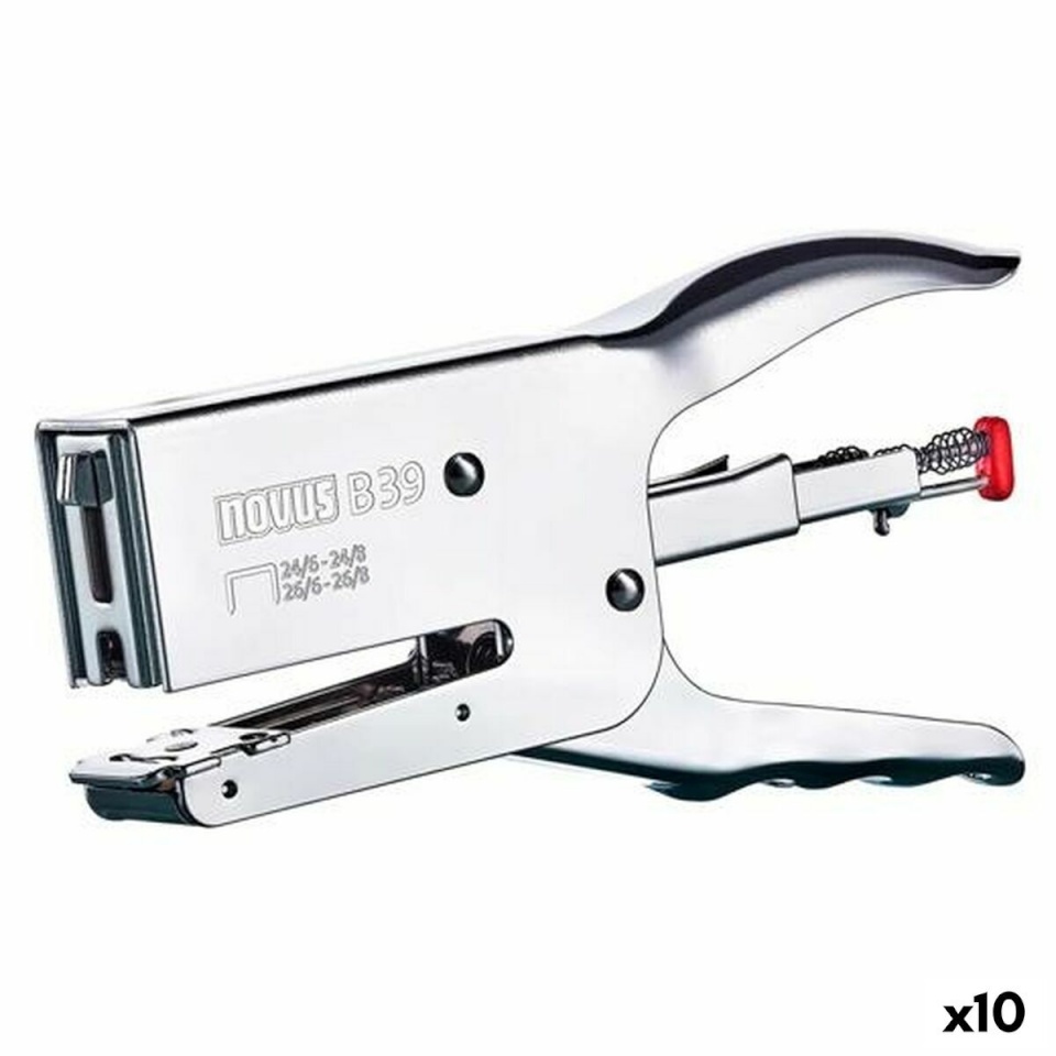 Novus klammerdaja B 39 Hõbedane 10tk