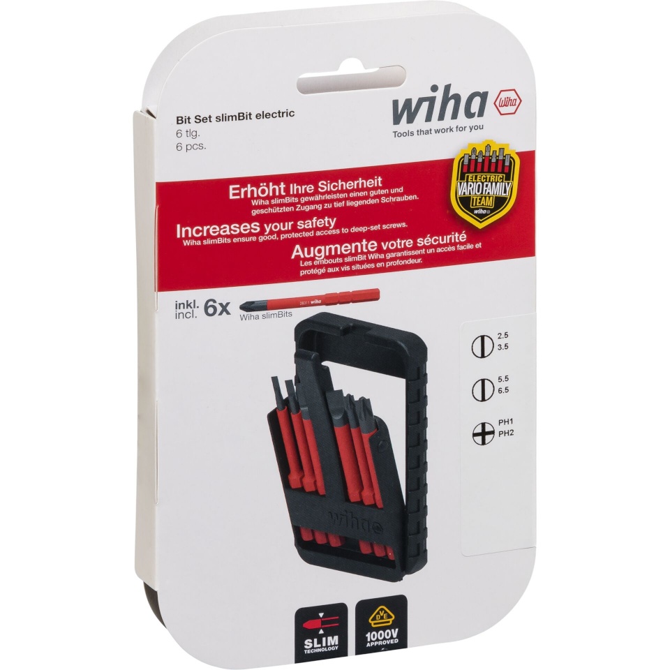 Wiha kruvikeerajate komplekt Bit Set slimBit electric