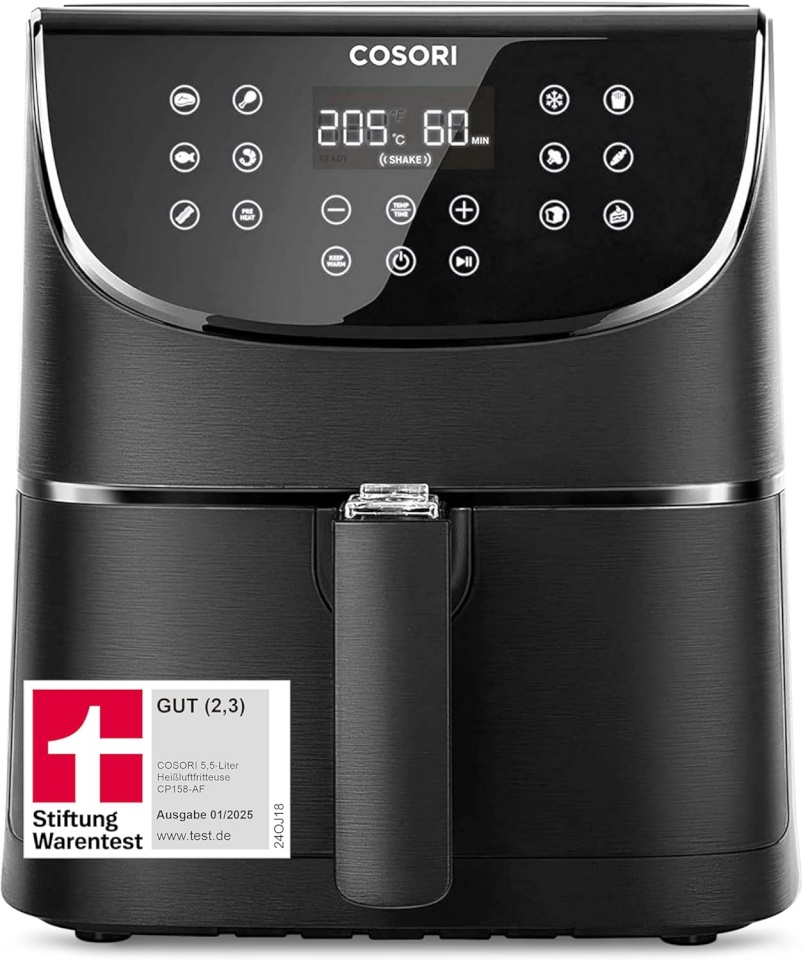 Cosori kuumaõhufritüür Smart Chef Edition CS158-RXB 5.5L 1700W