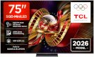 TCL 75" C8L – 4K SQD Mini-LED Google TV