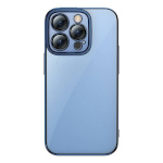 Baseus kaitsekest Baseus Glitter Transparent Case and Tempered Glass set iPhone 14 Pro sinine