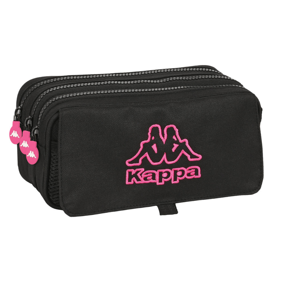 Kappa kolme sahtliga pinal Black and pink must 21.5x10x8cm