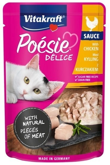 Vitakraft kassitoit Poesie Delice Chicken, 85g