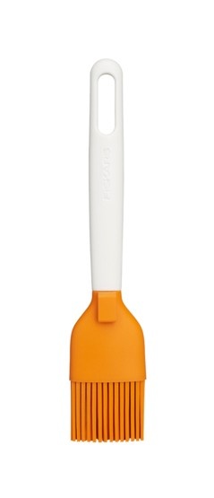 Fiskars silikoonpintsel 1023614 Silicone Brush, valge/oranž