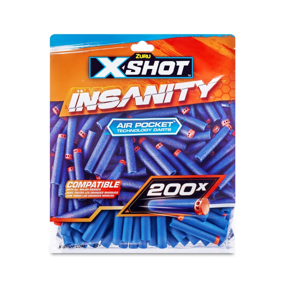 X-SHOT täitepakk Insanity, 200tk.,36624