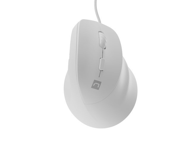 Natec hiir Vertical mouse CRAKE 2 PRO 128000DPI optical valge