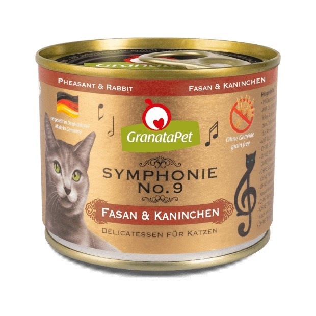 Fox4pets kassitoit GRANATAPET Symphonie No. 9 Pheasant and Rabbit, 200g