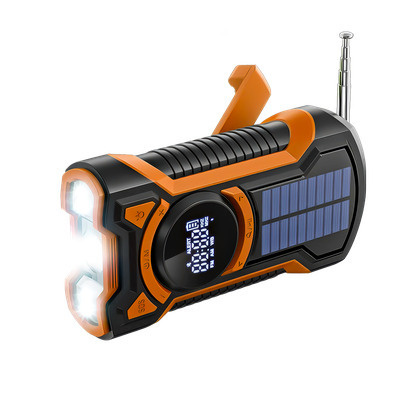 Xtorm raadio Just in Case 5000 mAh hädaabiraadio päikesepaneeliga must/oranž