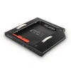 AXAGON kettaboks RSS-CD09 2.5" SSD/HDD caddy into DVD slot, 9.5 mm, LED, ALU