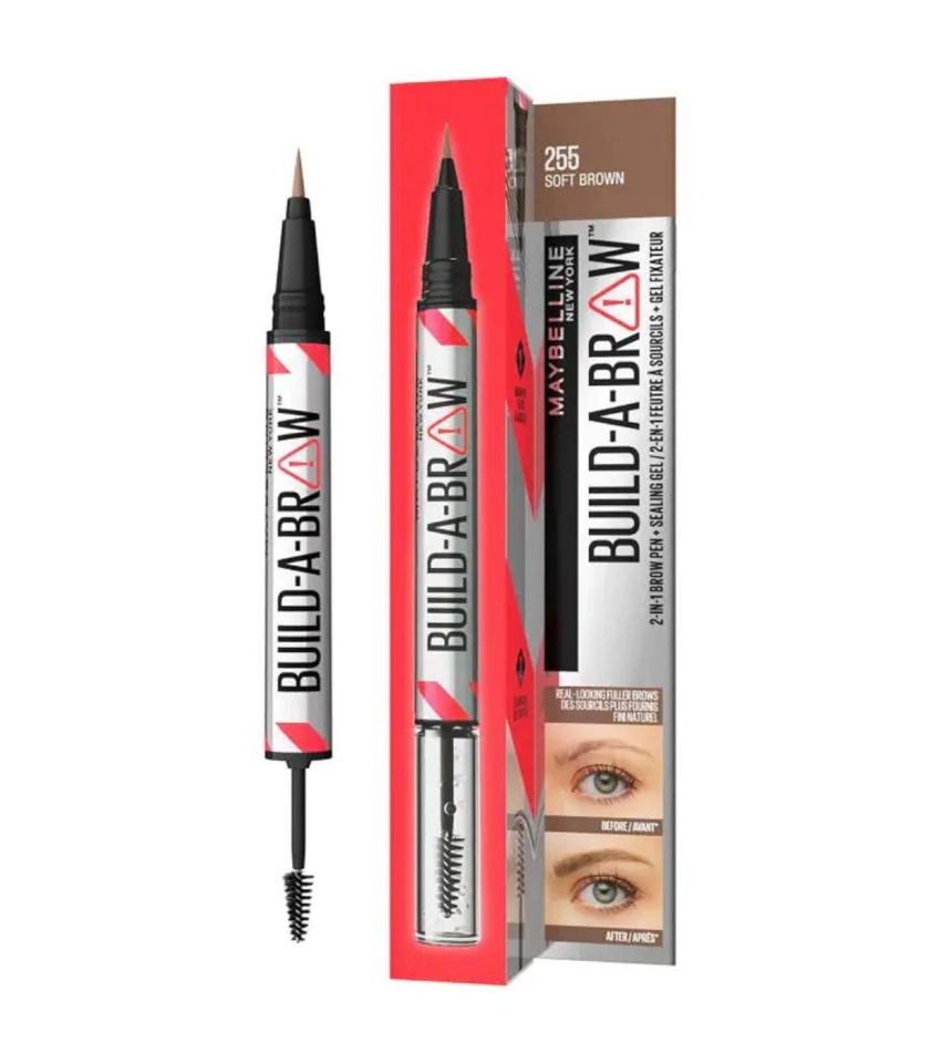 Maybelline kulmupliiats Build A Brow 1,4g, 255 Soft Brown, naistele