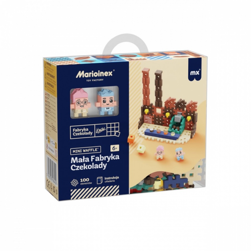 Marioinex konstruktor Blocks Mini Waffle - Wedel Little chocolate 100-osaline