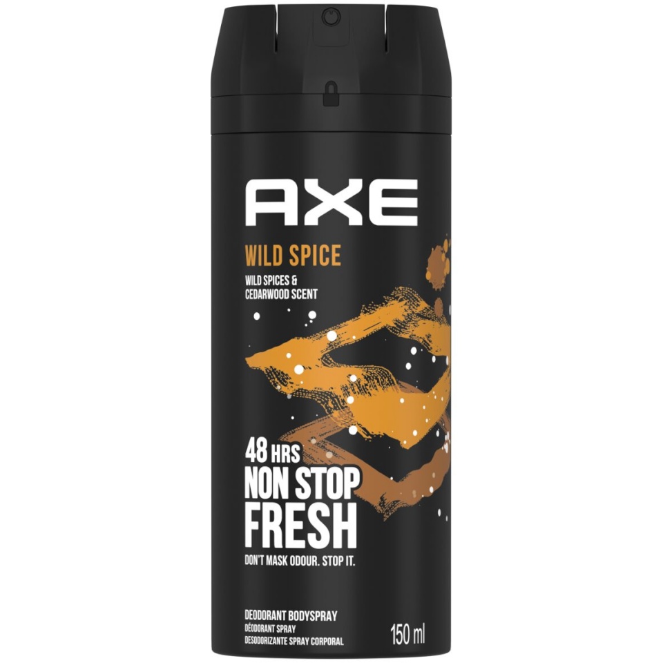Axe deodorant Wild Spice 150ml, meestele