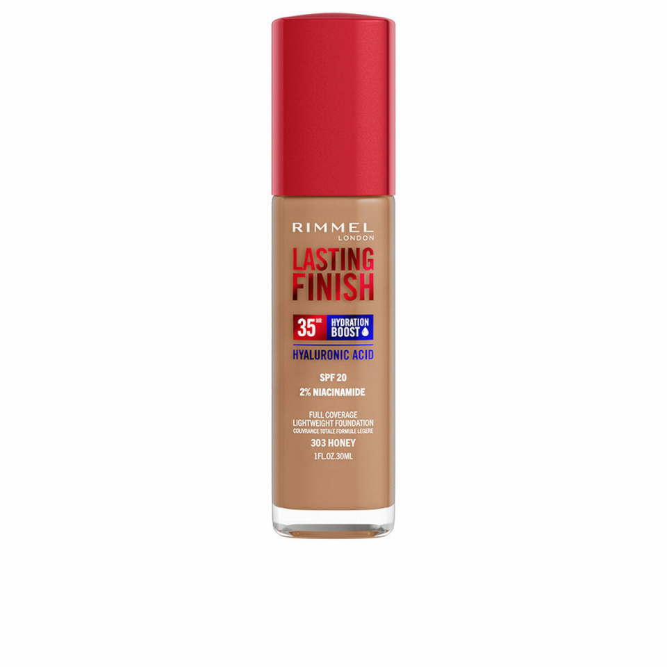 Rimmel London jumestuskreem Lasting Finish Nº 303 Honey Spf 20 30ml