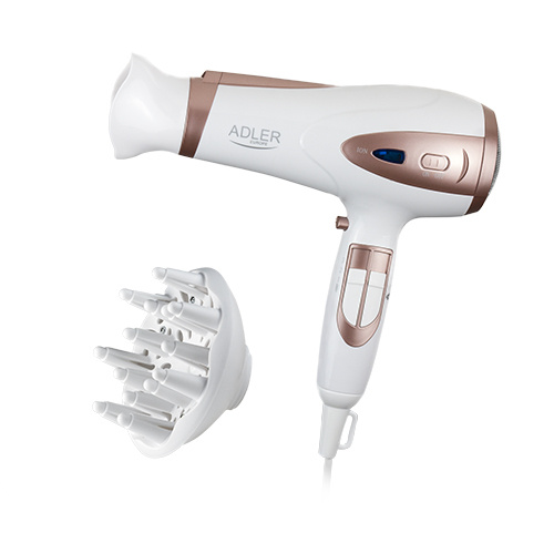 Adler föön AD 2248 Ion Hair Dryer, 2400 W, valge