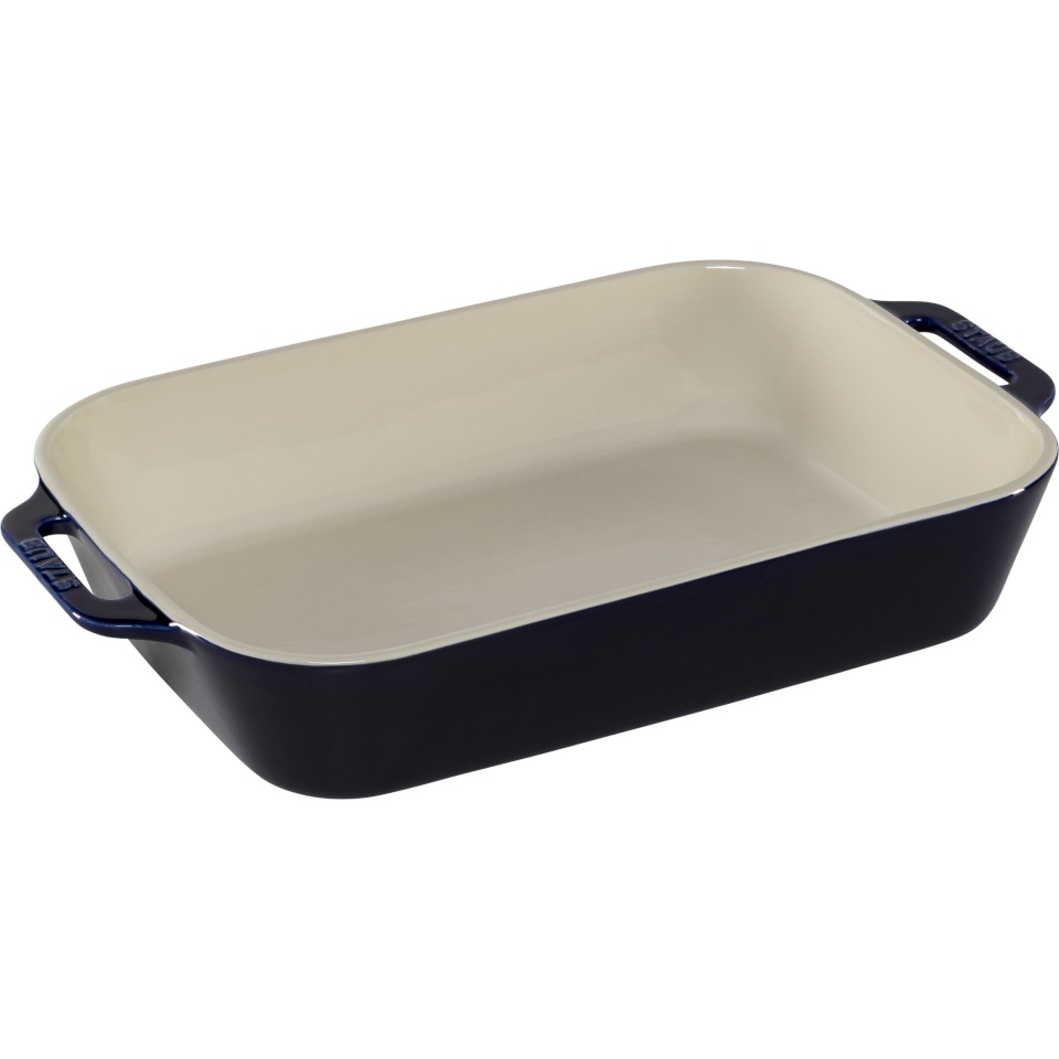 Staub ahjunõu Casserole Dish Ceramic, 34x24x7,6, tumesinine