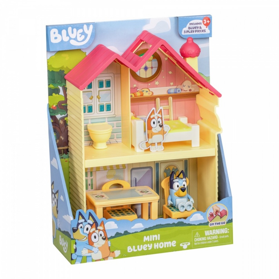 Tm Toys mängufiguur set Mini Bluey Family House